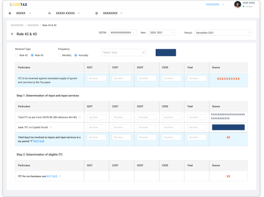 Streamlined Rule 42 & 43 management with logitax