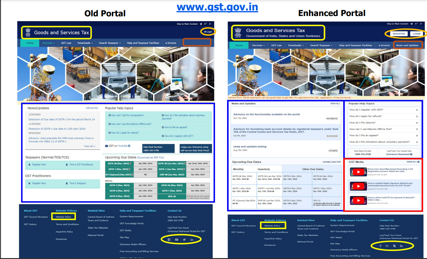 New GST portal features go live on May 3, 2024!